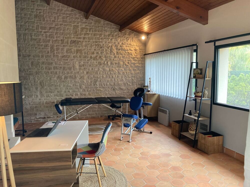 intérieur du cabinet de naturopathie massages à Champniers (Angoulême)