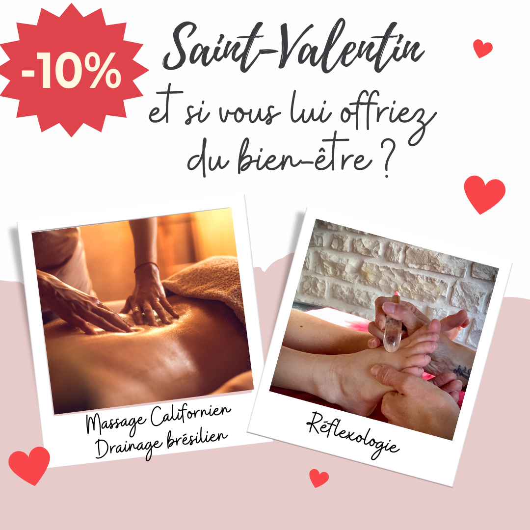 saint valentin -10% massages et réflexologie